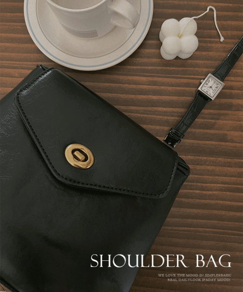 Emma square shoulder bag - 3color